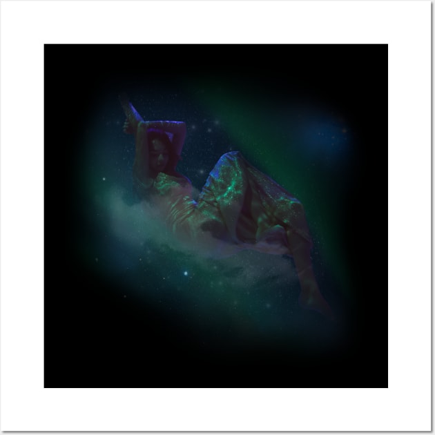 Imagine yourself sleeping on the cloud of galaxy Wall Art by SOMIREE